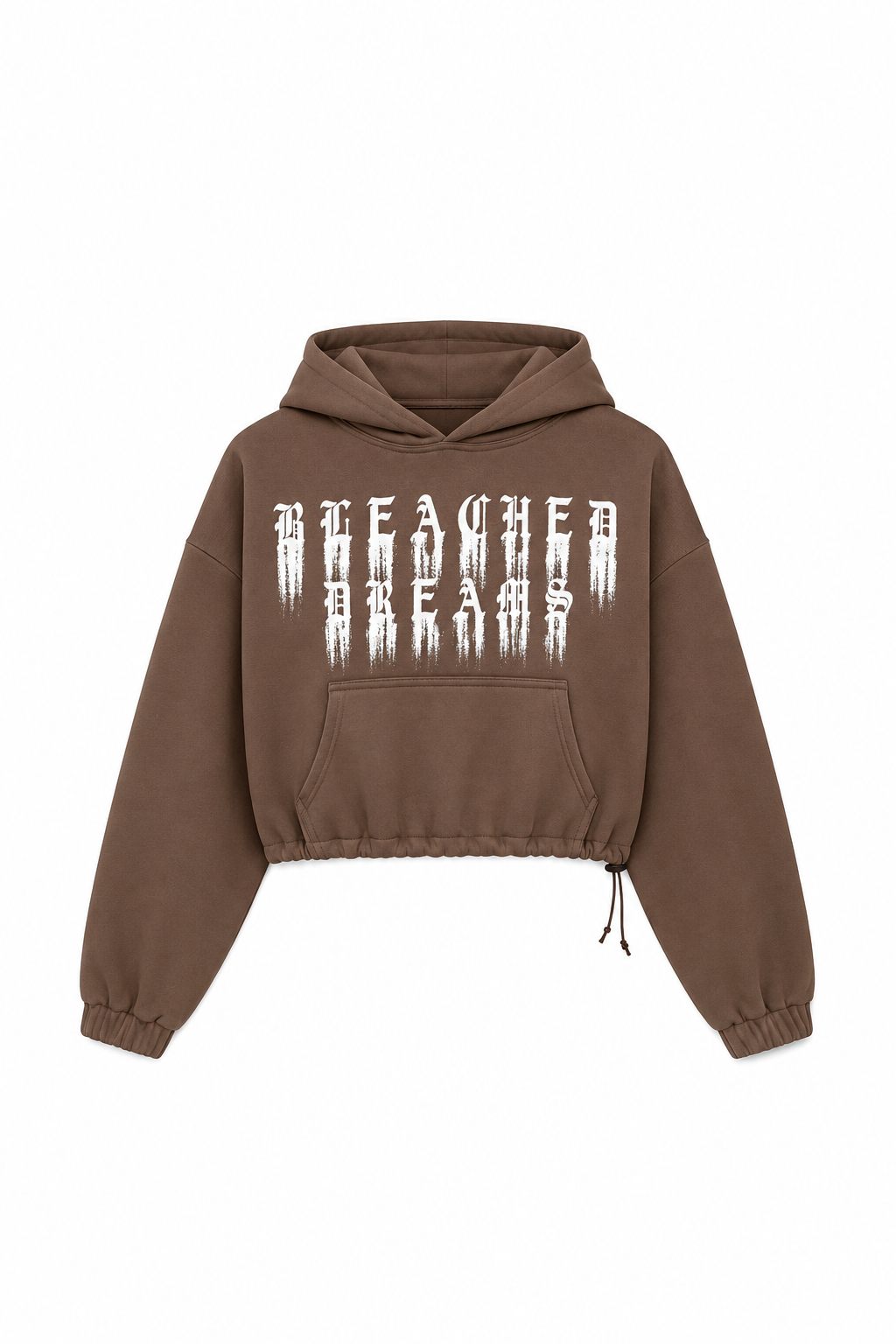Hoodie Crop café  - CRONOS