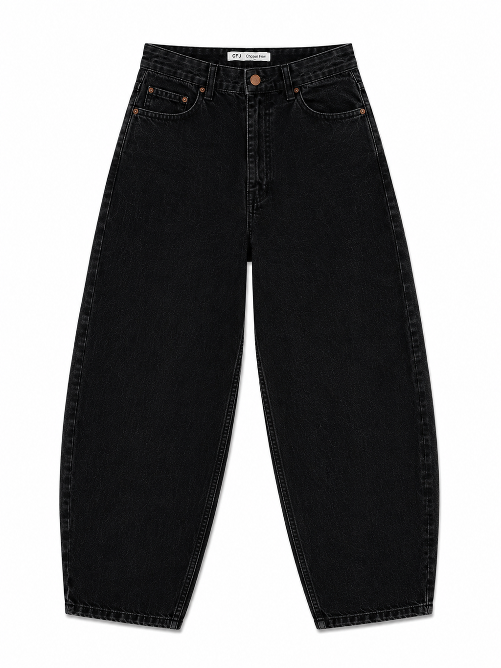 DENIM BAGGY BLACK