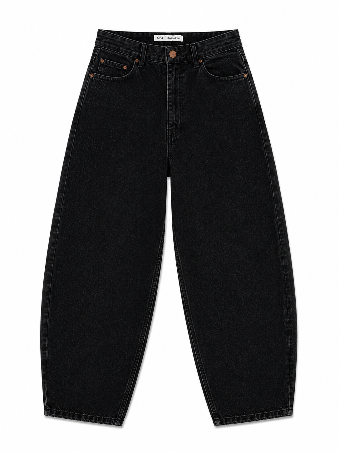 DENIM BAGGY BLACK