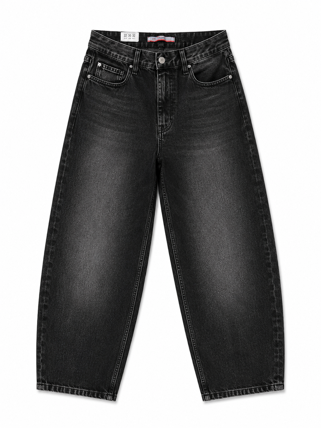 DENIM BAGGY SUN FADE BLACK