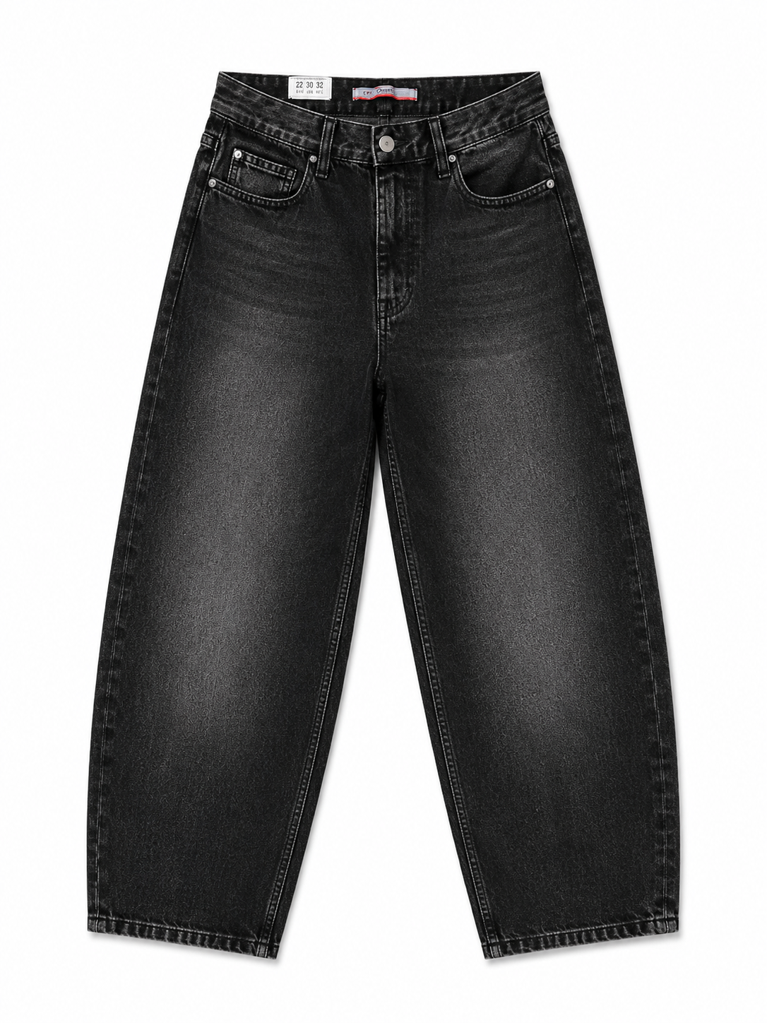 DENIM BAGGY SUN FADE BLACK